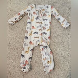 Caden Lane Safari Animal Print Footie